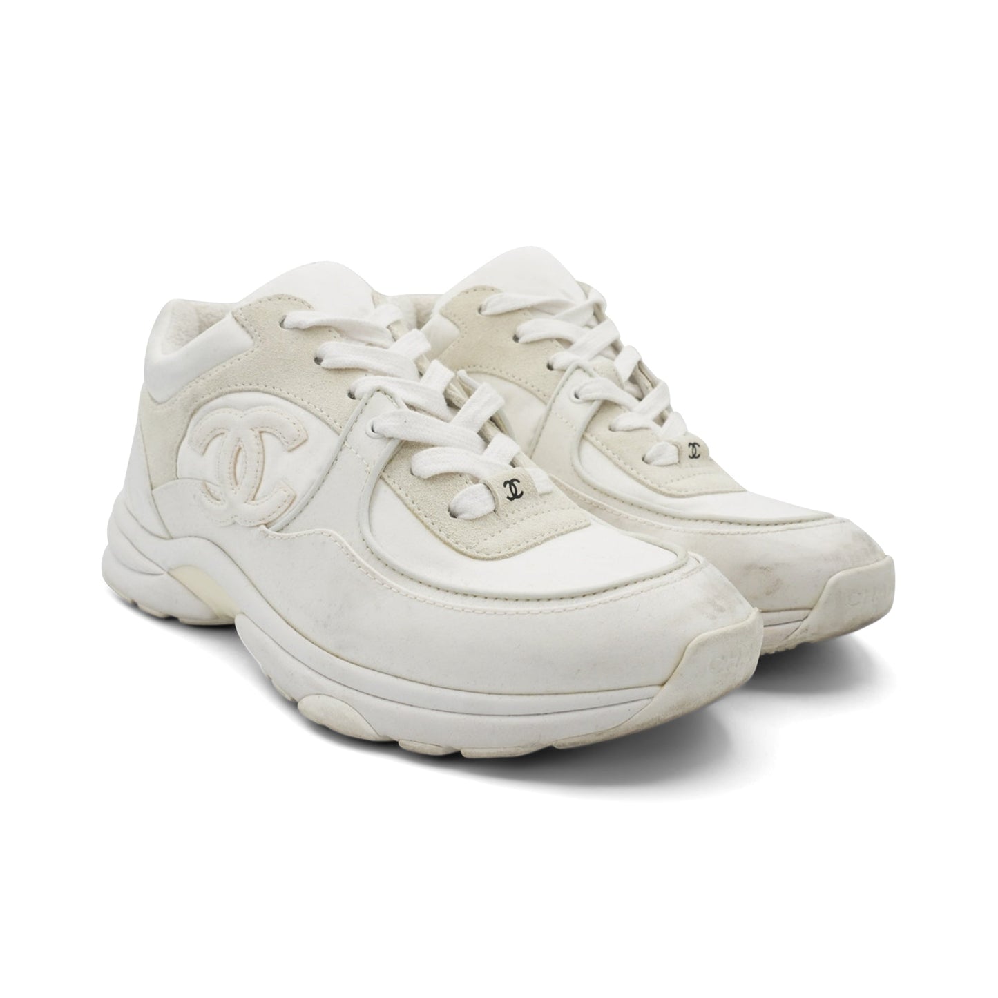 Chanel 'interlocking Cc' Sneakers Women's 37.5