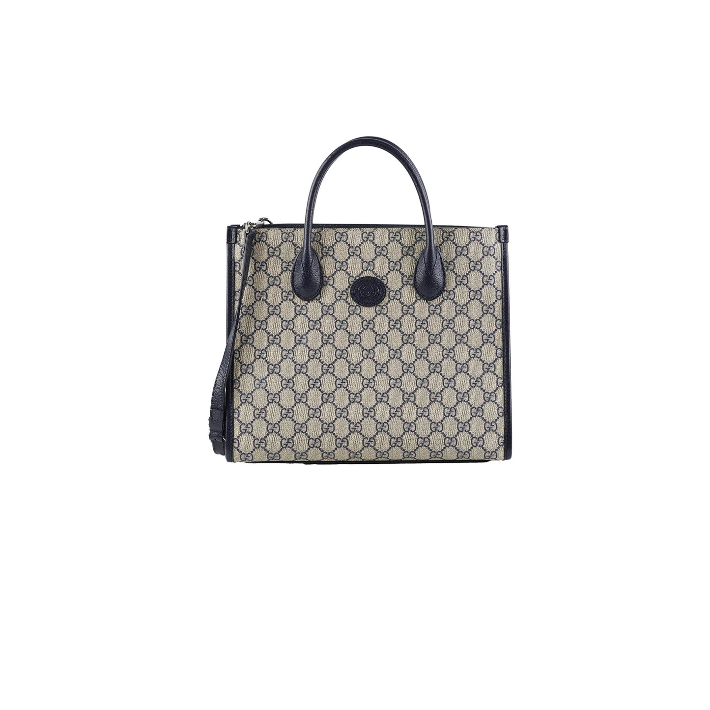 Gucci Tote Monogram Black Tote Bag
