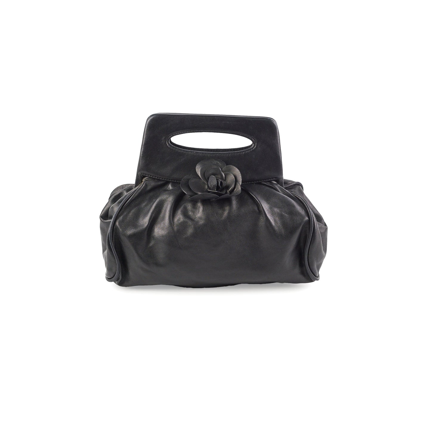 Chanel   Black Top Handle Bag