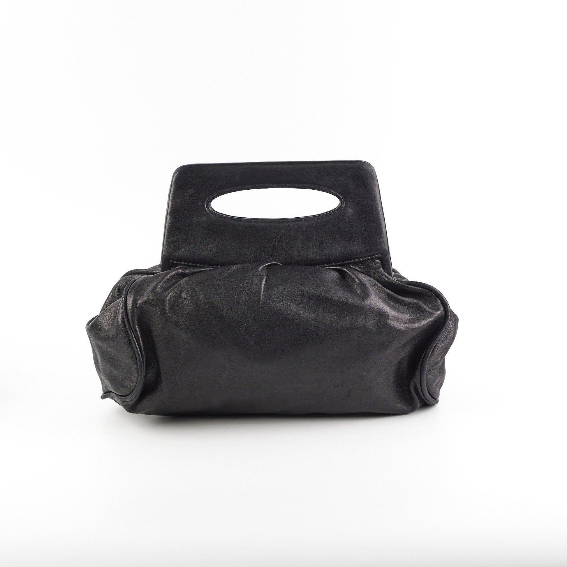 Chanel   Black Top Handle Bag