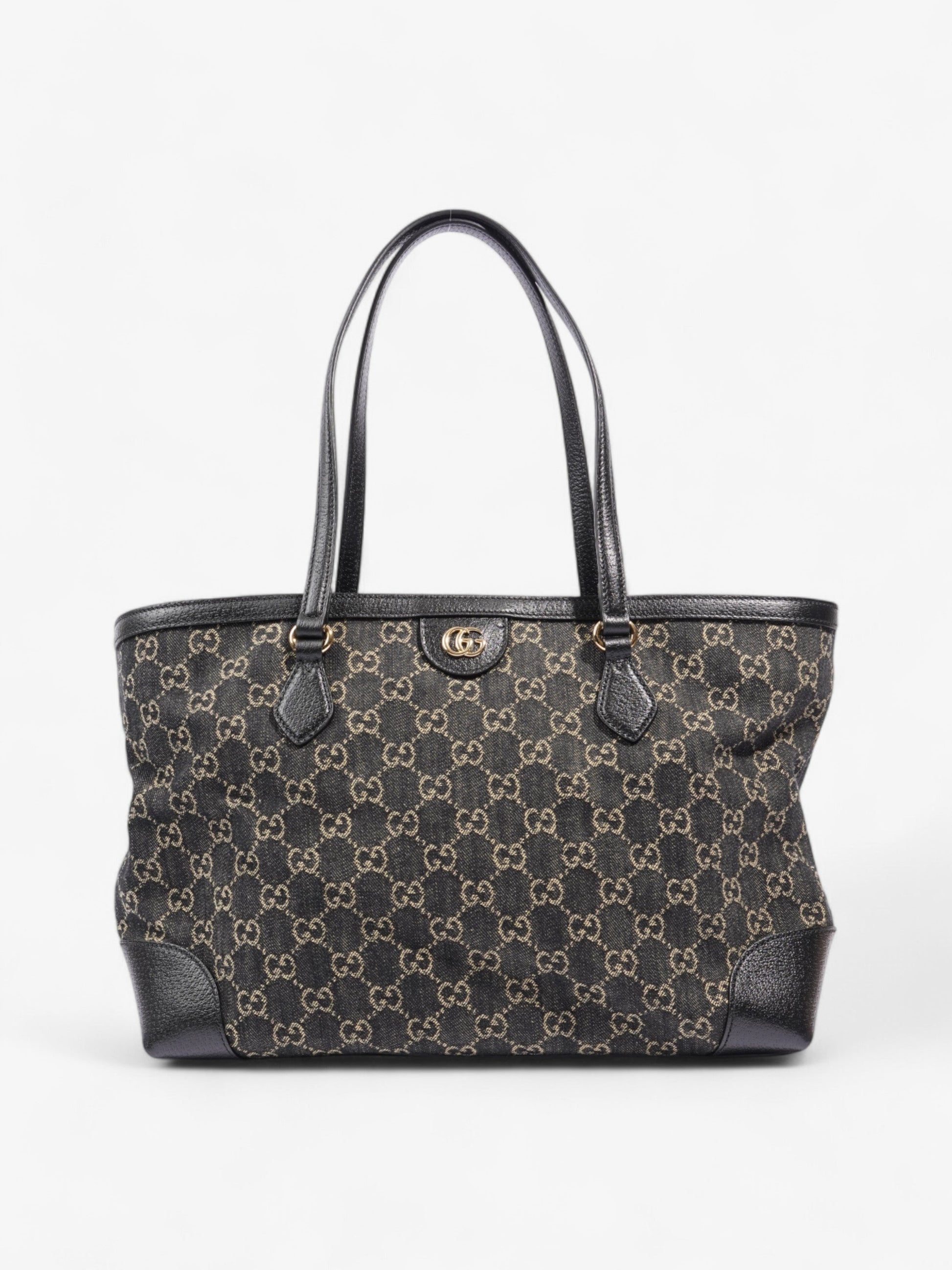 Gucci Ophidia Tote Supreme Denim Black Shoulder Bag