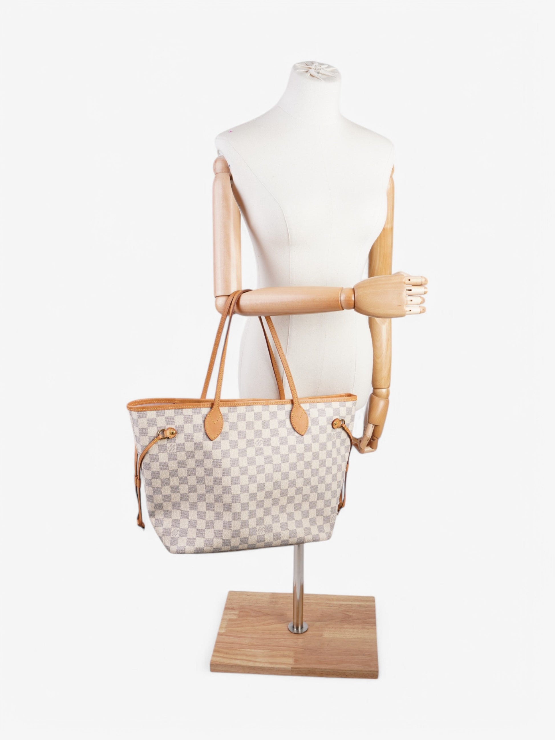Louis Vuitton Neverfull Ebene Coated MM Damier Canvas Coated Canvas Apparel Mm 61