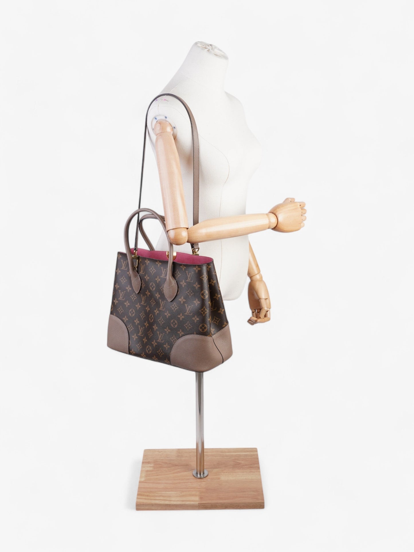 Louis Vuitton Flandrin Taupe Monogram Canvas Tote Bag