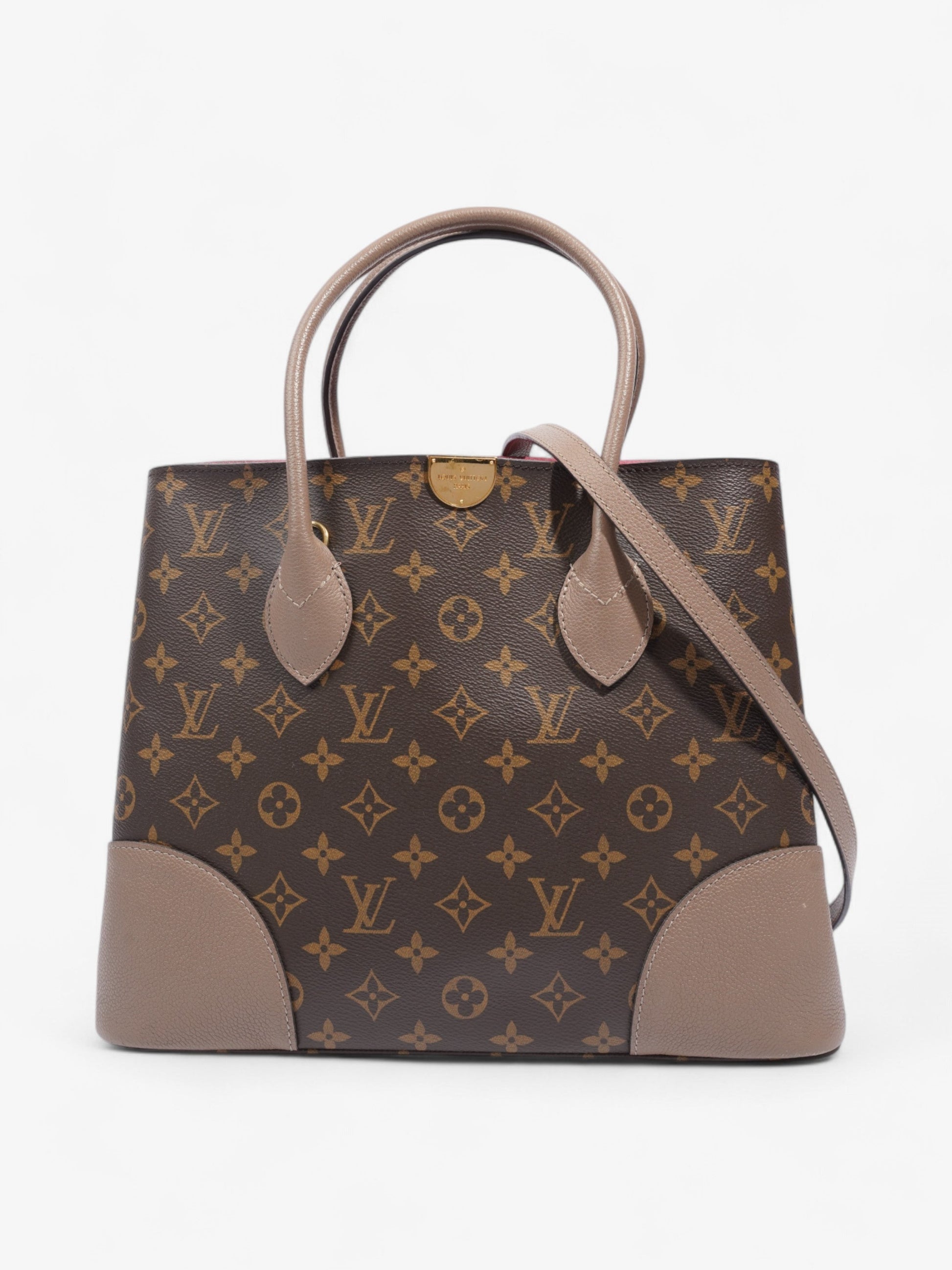 Louis Vuitton Flandrin Taupe Monogram Canvas Tote Bag