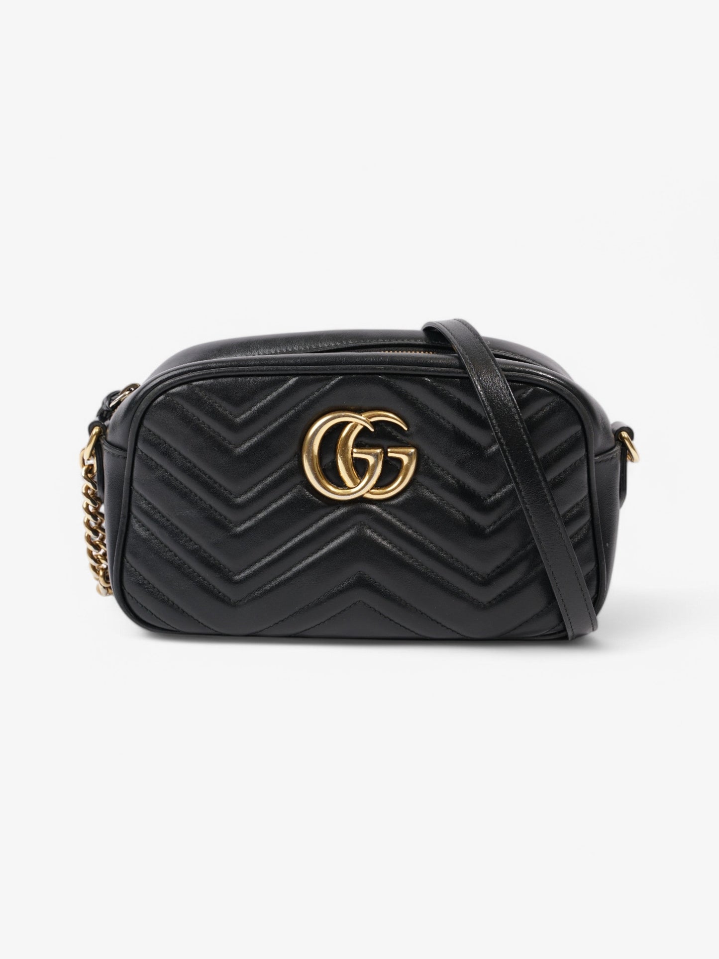 Gucci Marmont Zip Small Shoulder Bag Leather Matelasse Small 5