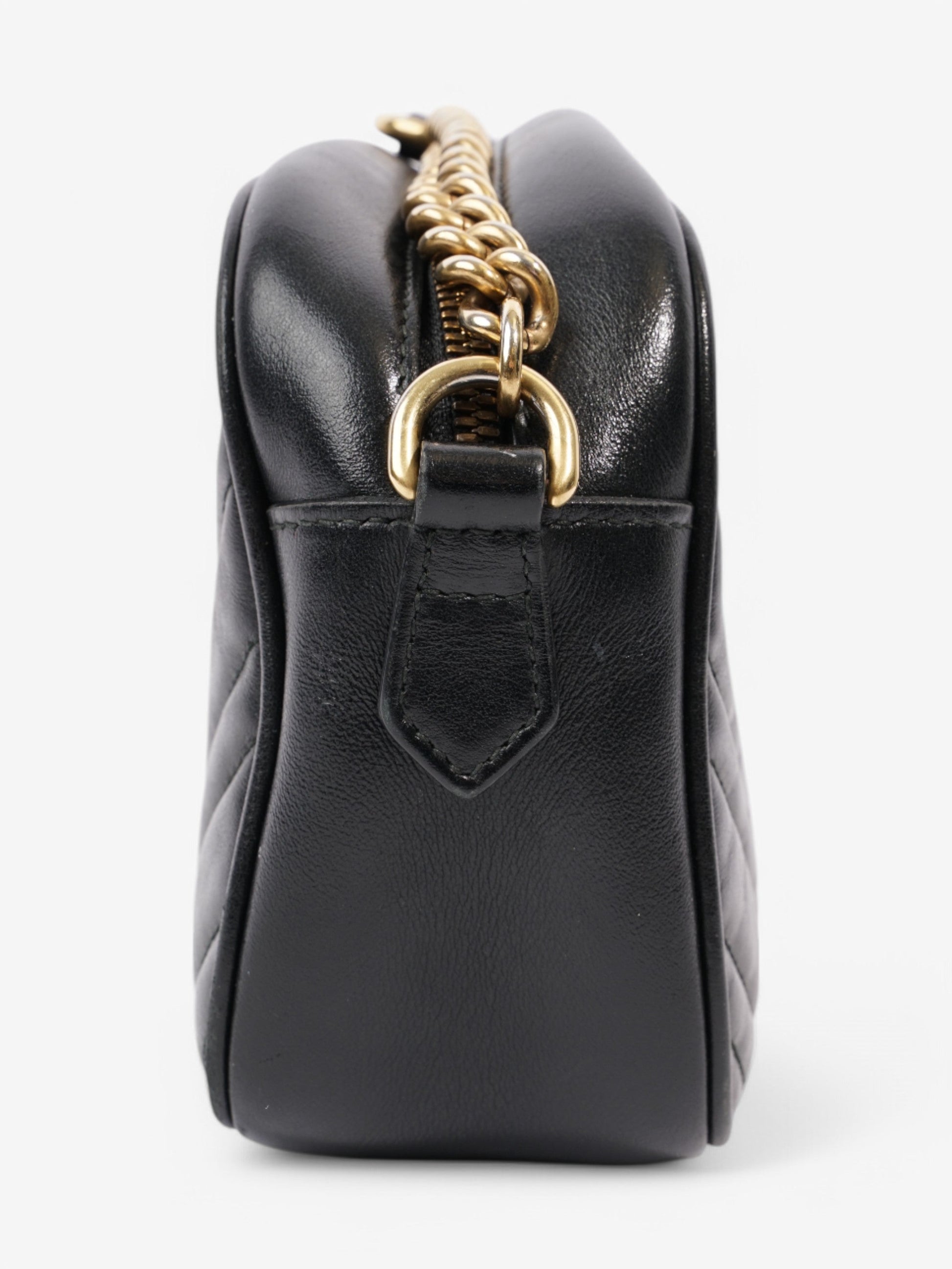 Gucci Marmont Zip Small Shoulder Bag Leather Matelasse Small 5