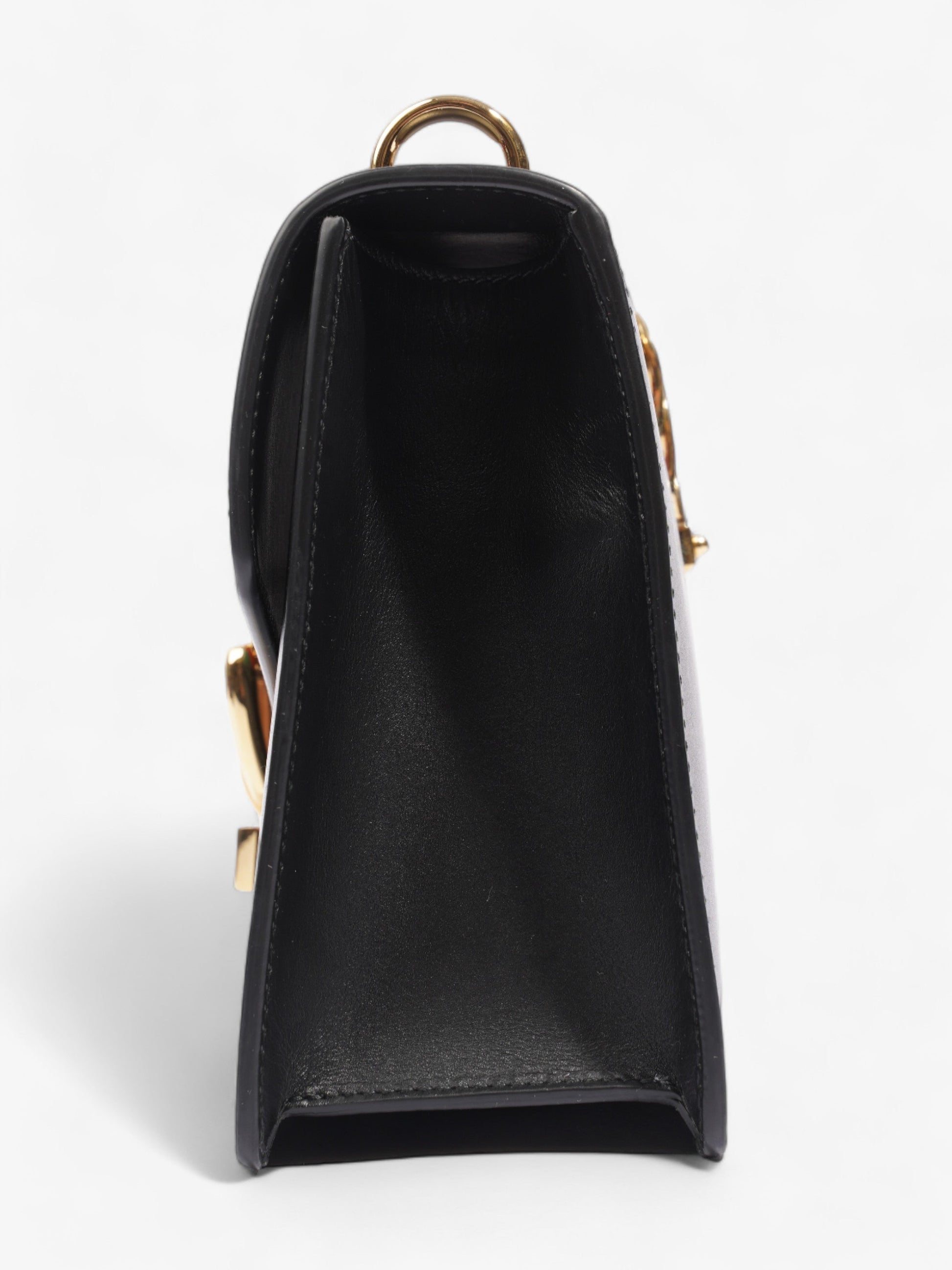 Gucci Sylvie Green Calfskin Small Shoulder Bag Leather Black
