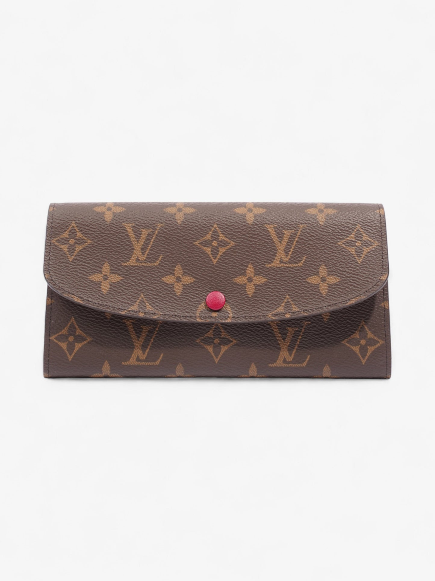 Louis Vuitton Emilie Fuschia Coated Monogram Canvas Coated Canvas Wallet Case