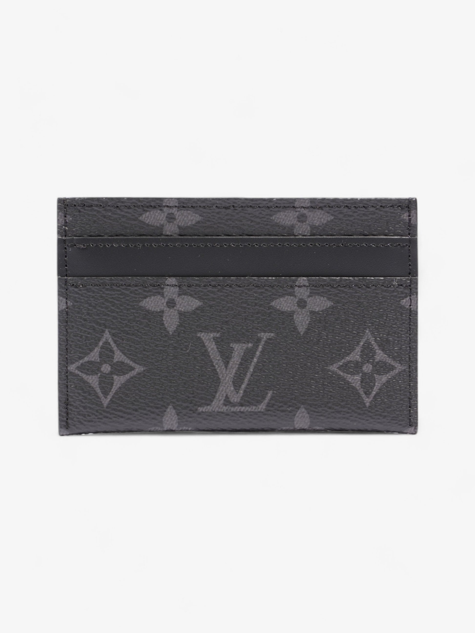 Louis Vuitton Porte Cartes Double Eclipse Monogram Canvas Handbag