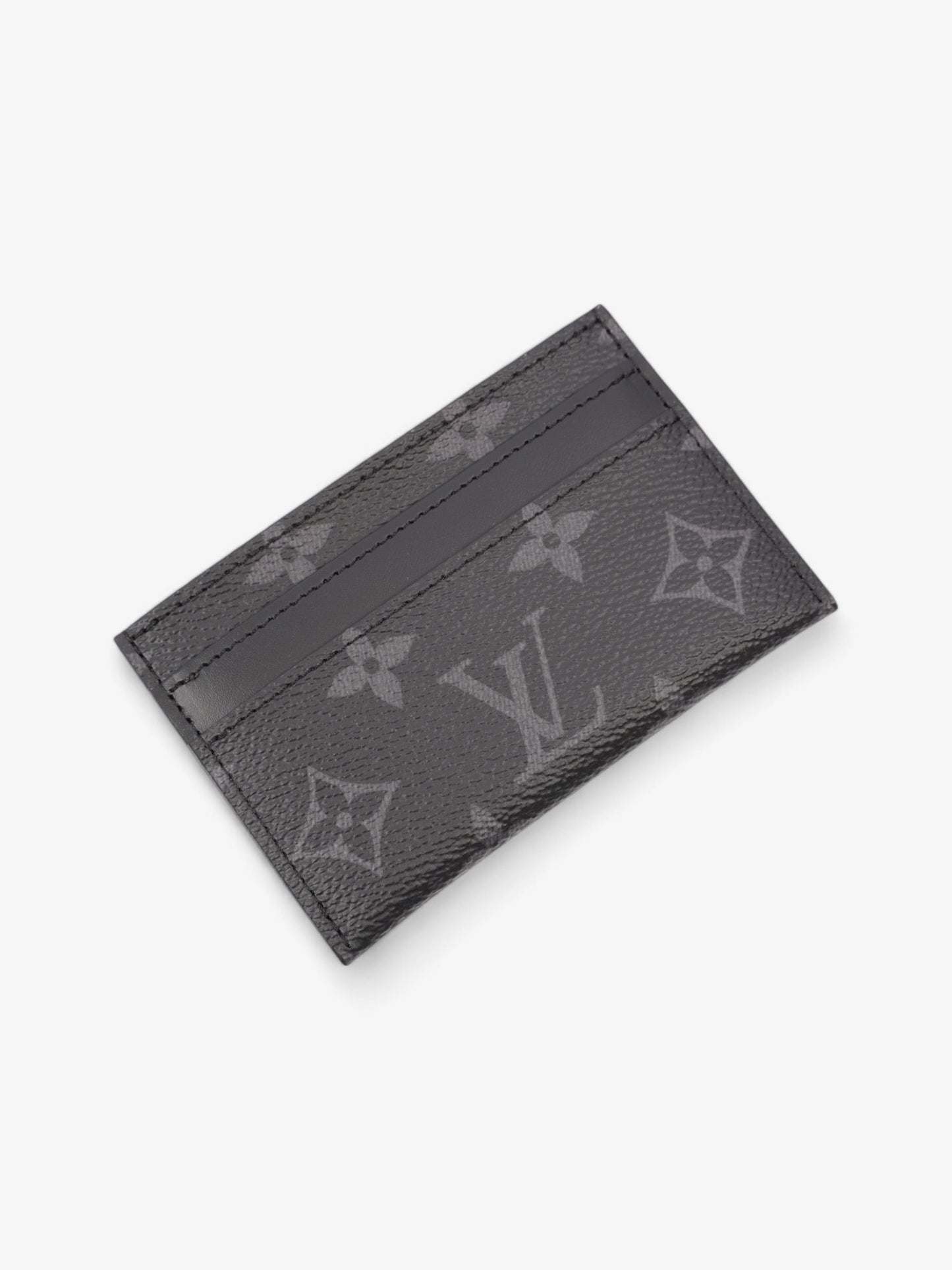 Louis Vuitton Porte Cartes Double Eclipse Monogram Canvas Handbag