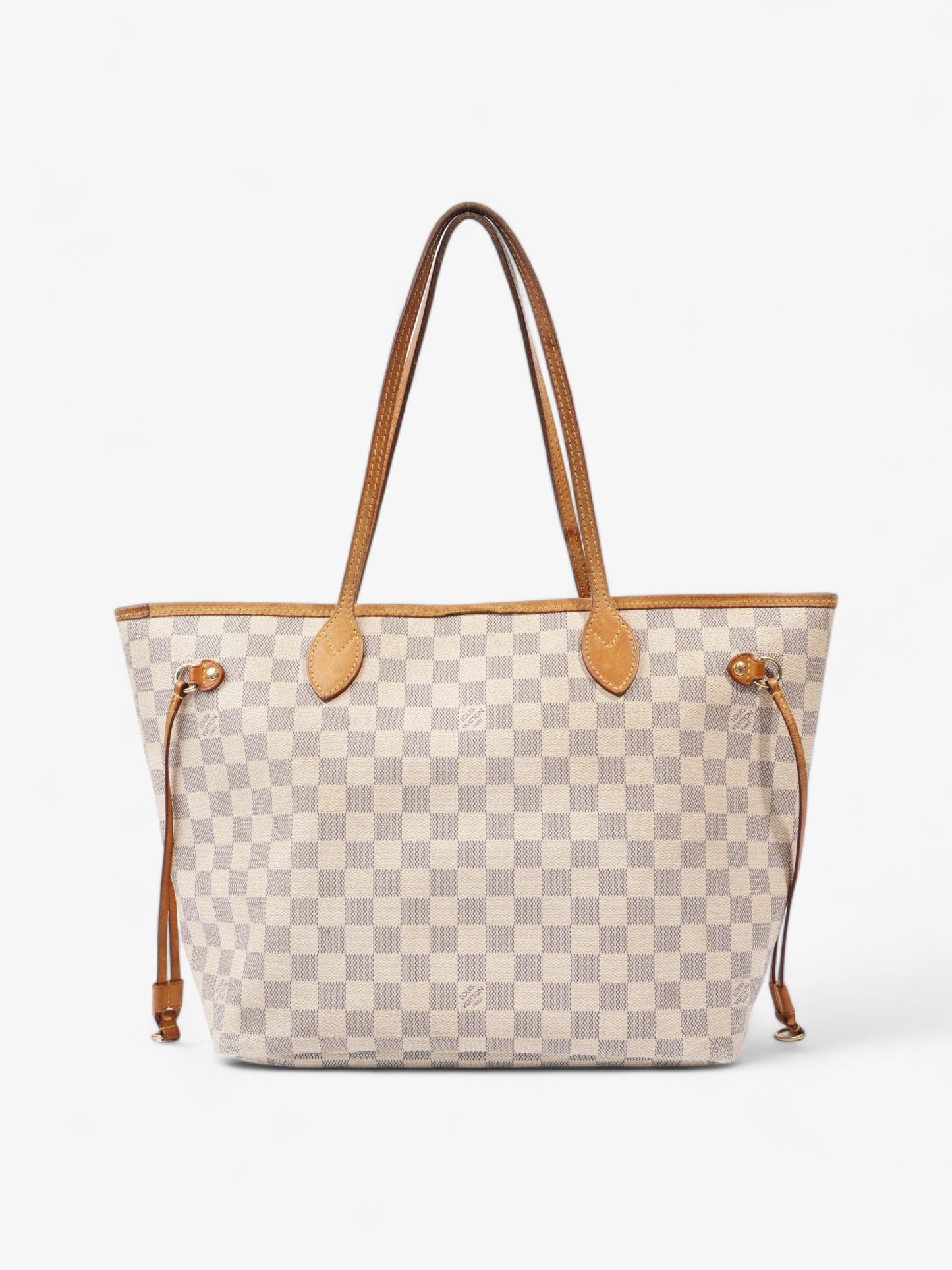 Louis Vuitton Neverfull MM Azur Coated Damier Canvas Coated Canvas Apparel Coated Canvas