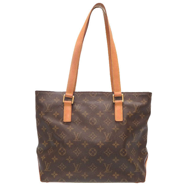 Louis Vuitton M51148 Cabas Piano Monogram Canvas Brown Tote Bag