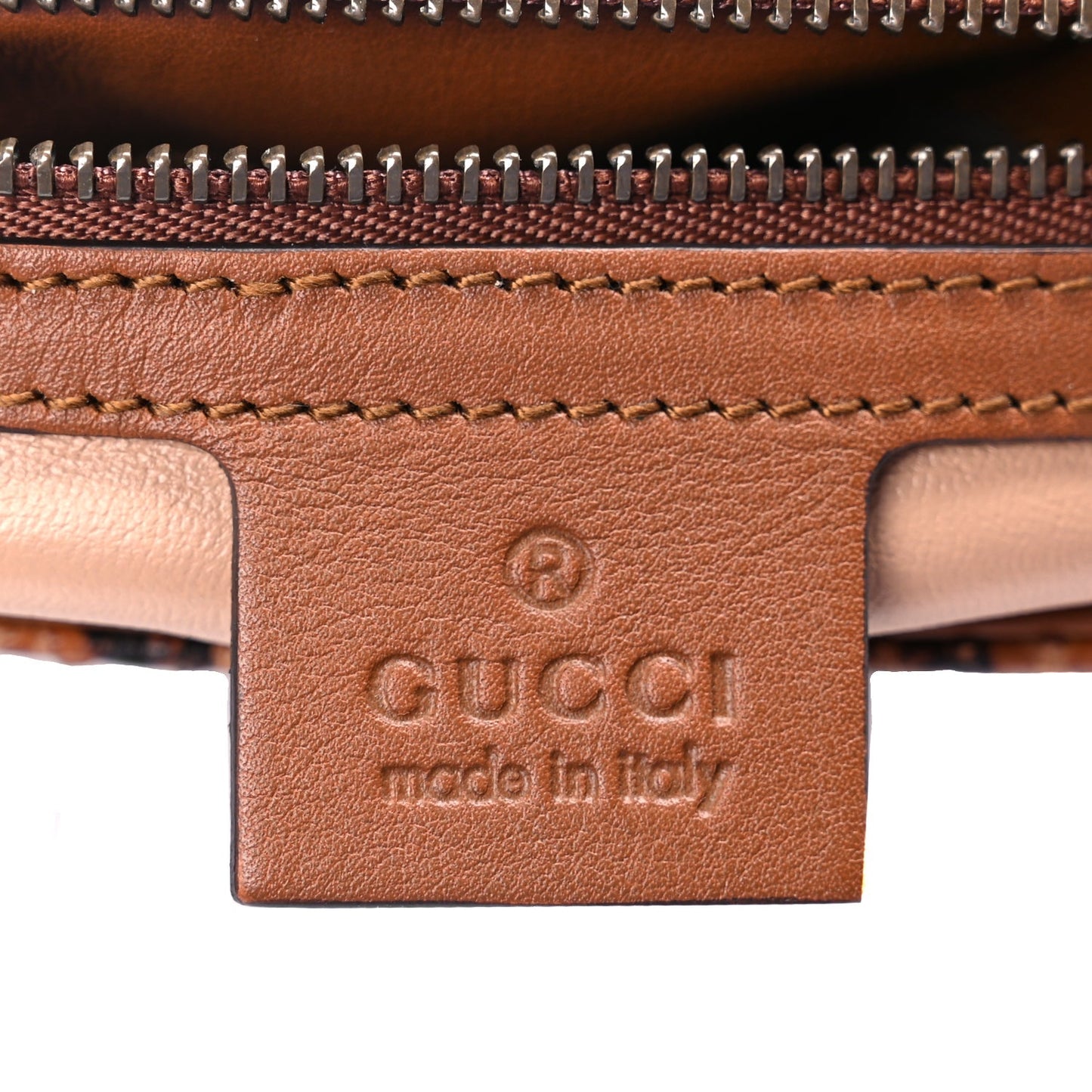 Gucci Snakeskin Matelasse Small GG Marmont Shoulder Bag Brown