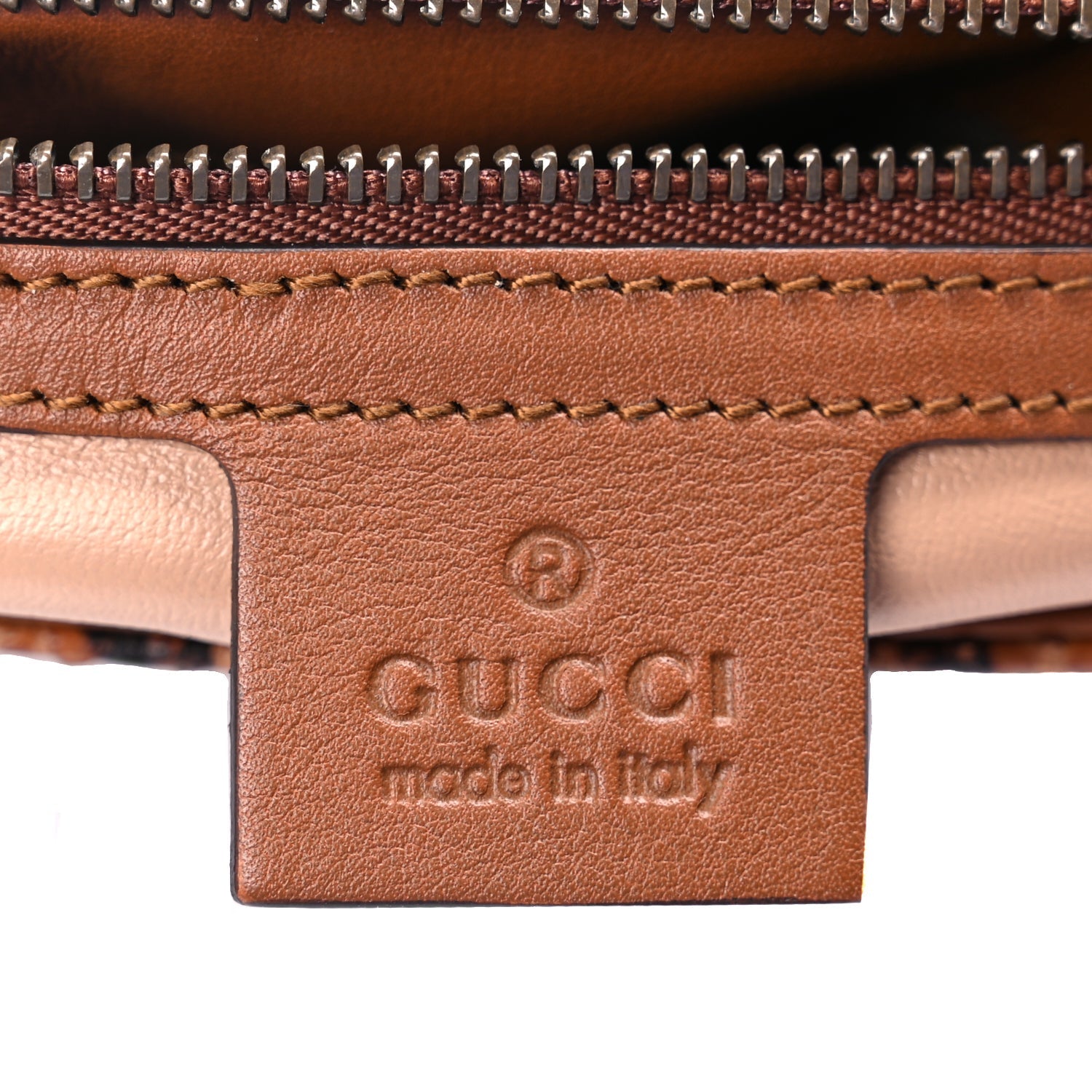 Gucci Snakeskin Matelasse Small GG Marmont Shoulder Bag Brown
