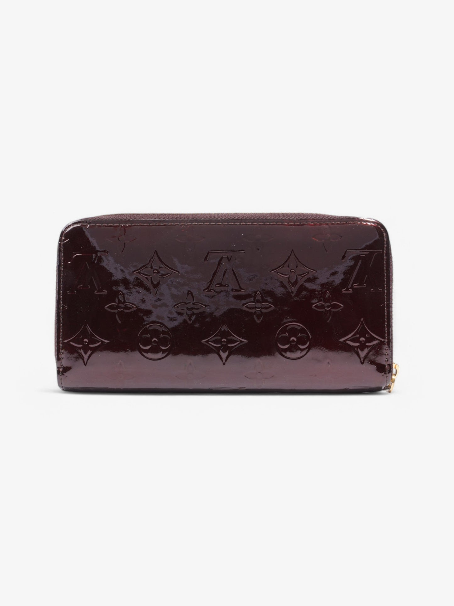 Louis Vuitton Zippy Amarante Vernis Leather Wallet Case