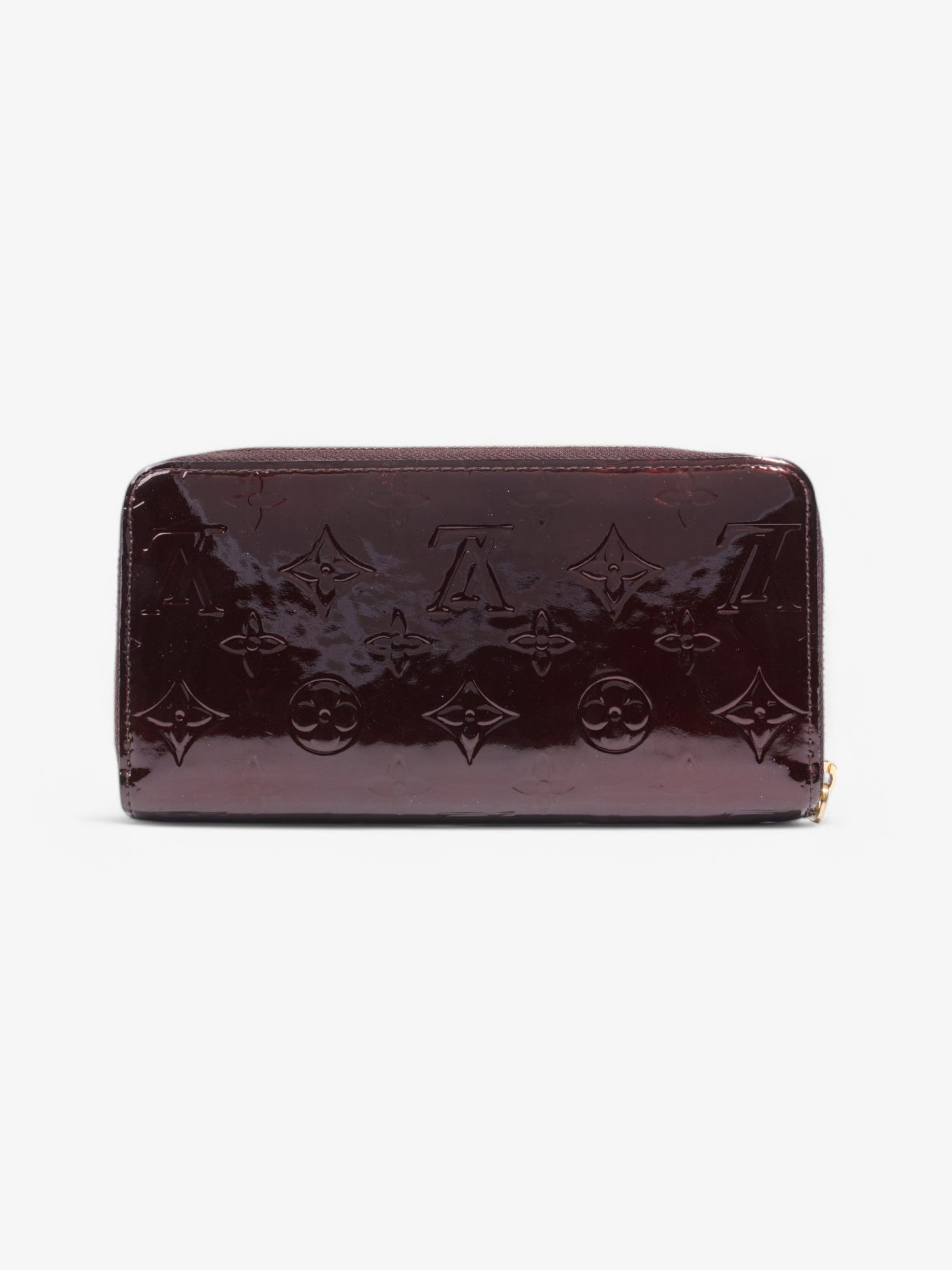 Louis Vuitton Zippy Amarante Vernis Leather Wallet Case