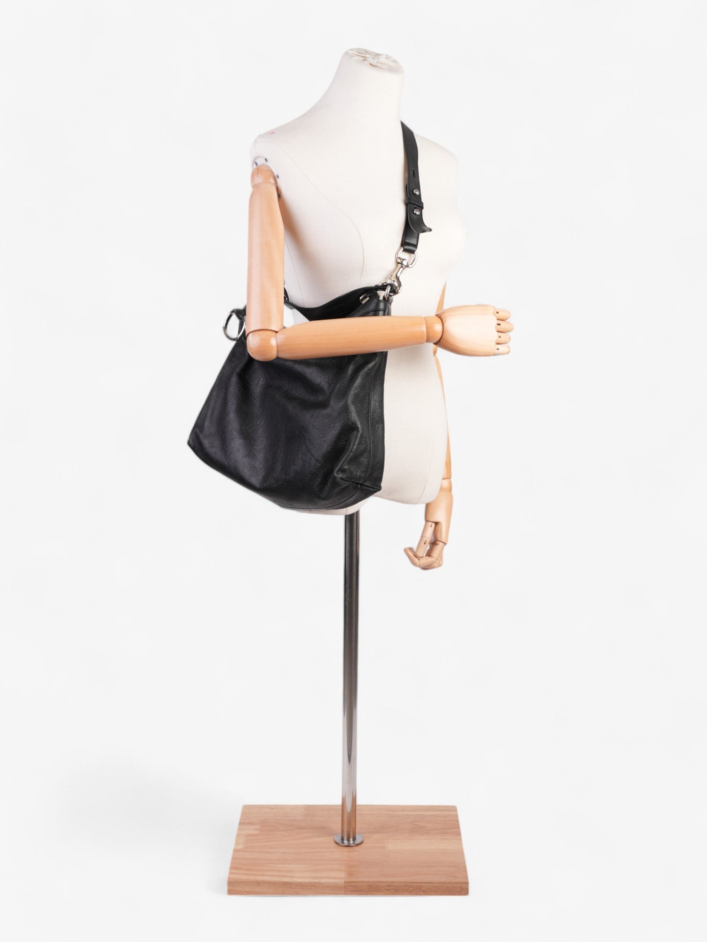 Gucci Shoulder Bag Leather Black
