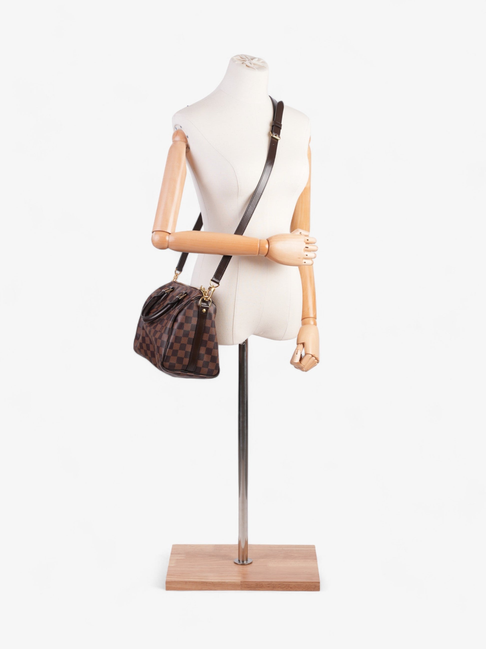 Louis Vuitton Speedy Bandoulière 25 Ebene Coated Canvas Damier Apparel