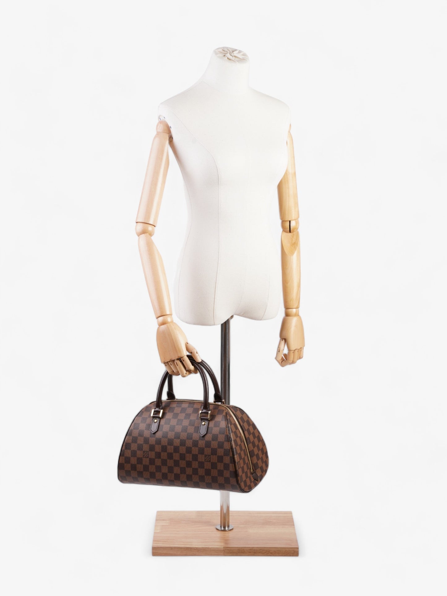 Louis Vuitton Ribera Ebene Coated MM Canvas Coated Canvas Damier Apparel Coated Canvas