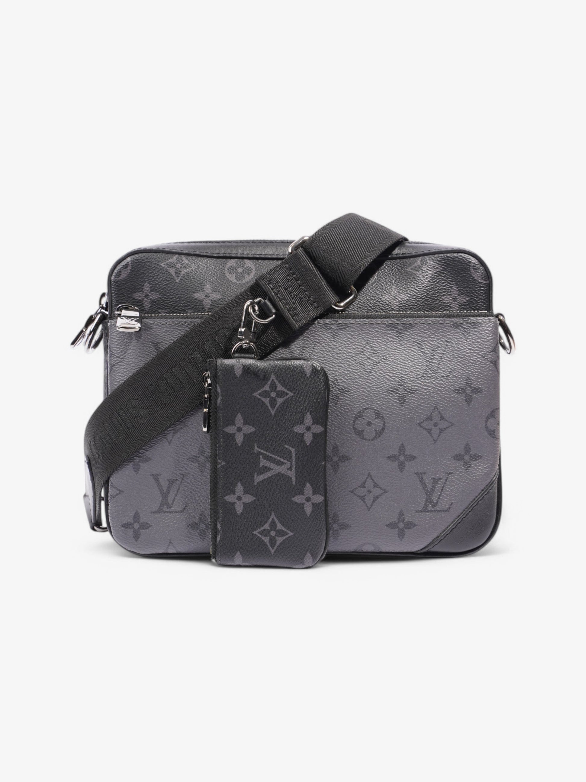 Louis Vuitton Trio Messenger Monorgam Eclipse Coated Canvas Apparel