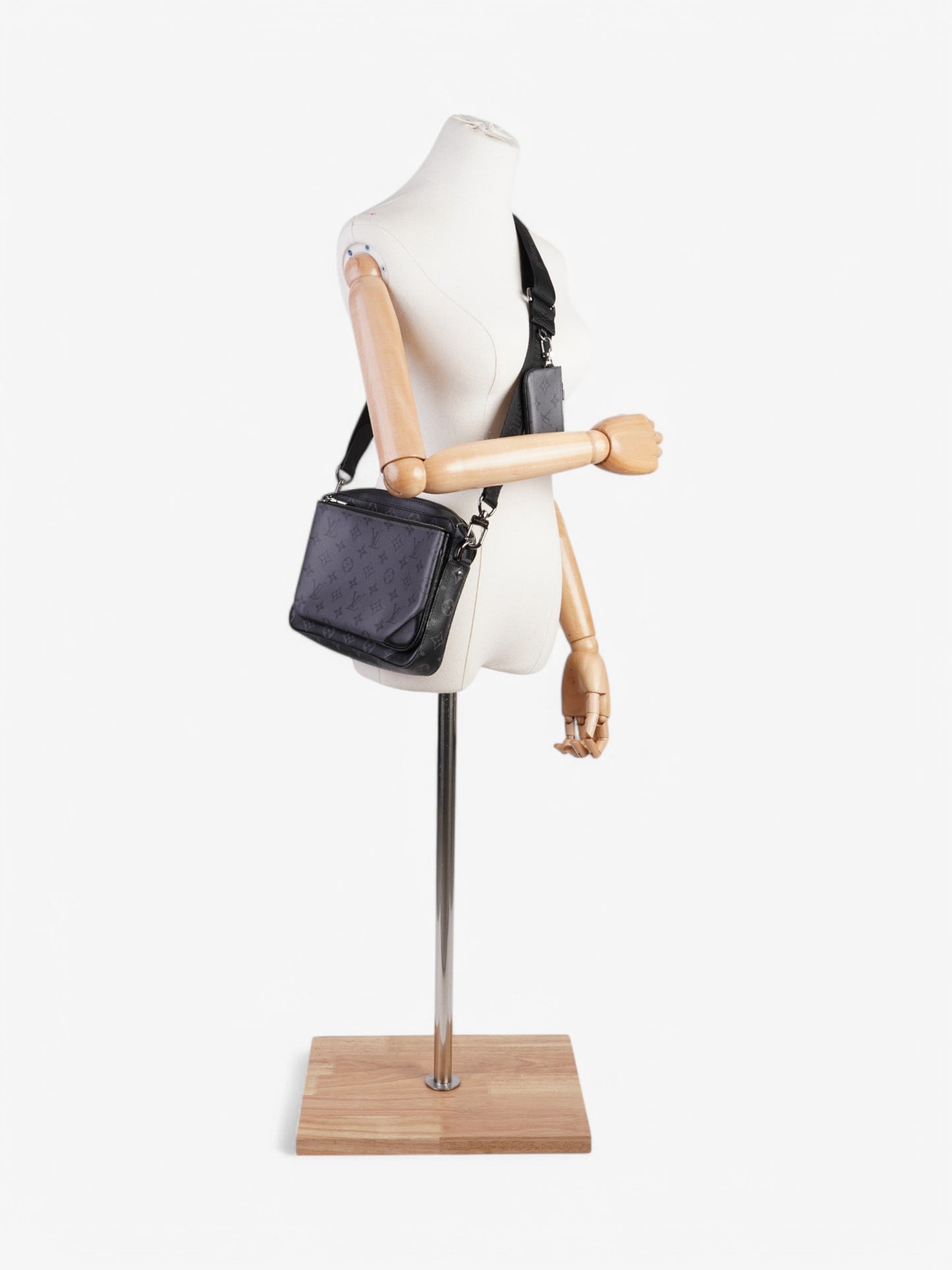 Louis Vuitton Trio Messenger Monorgam Eclipse Coated Canvas Apparel