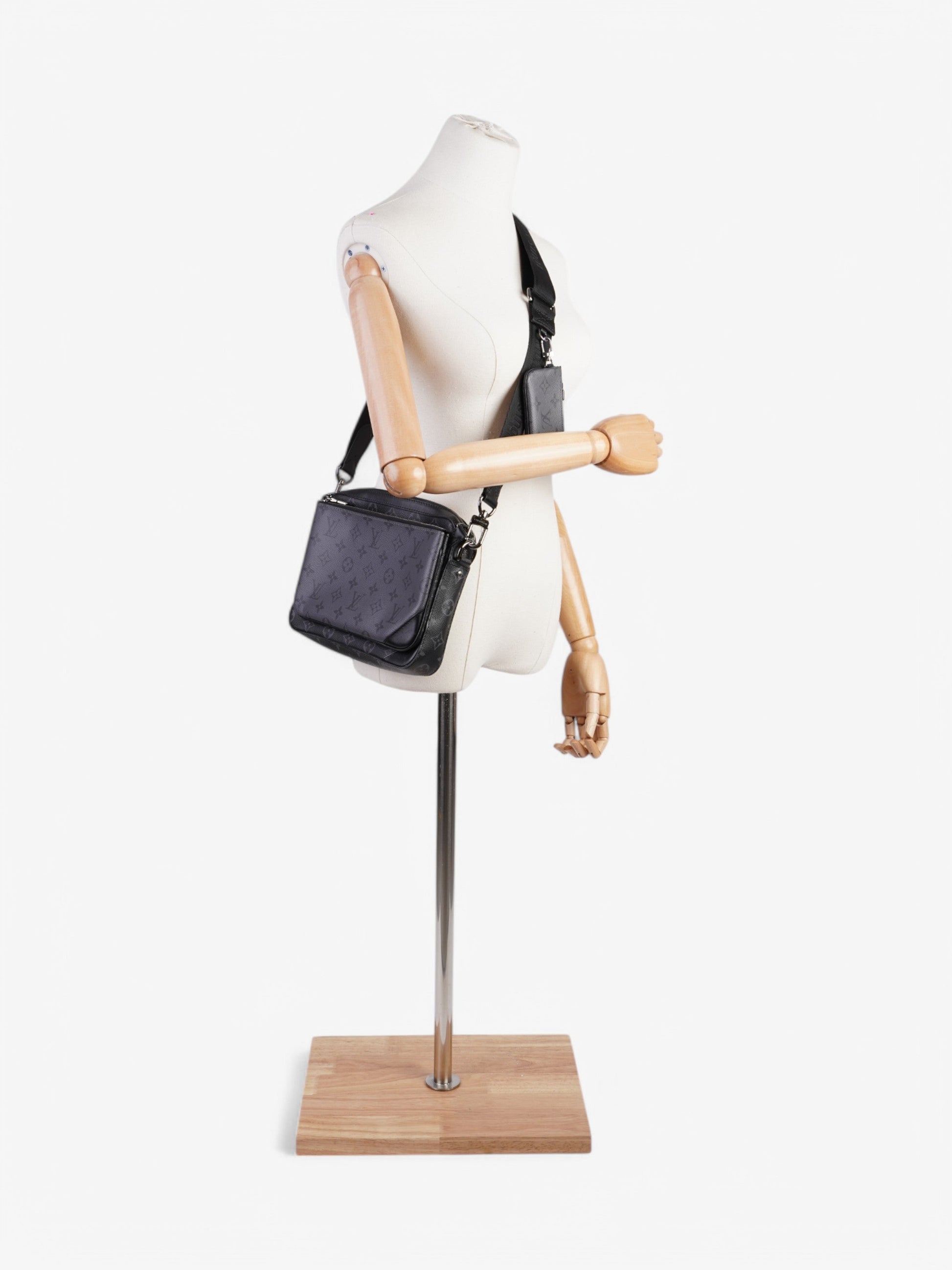 Louis Vuitton Trio Messenger Monorgam Eclipse Coated Canvas Apparel