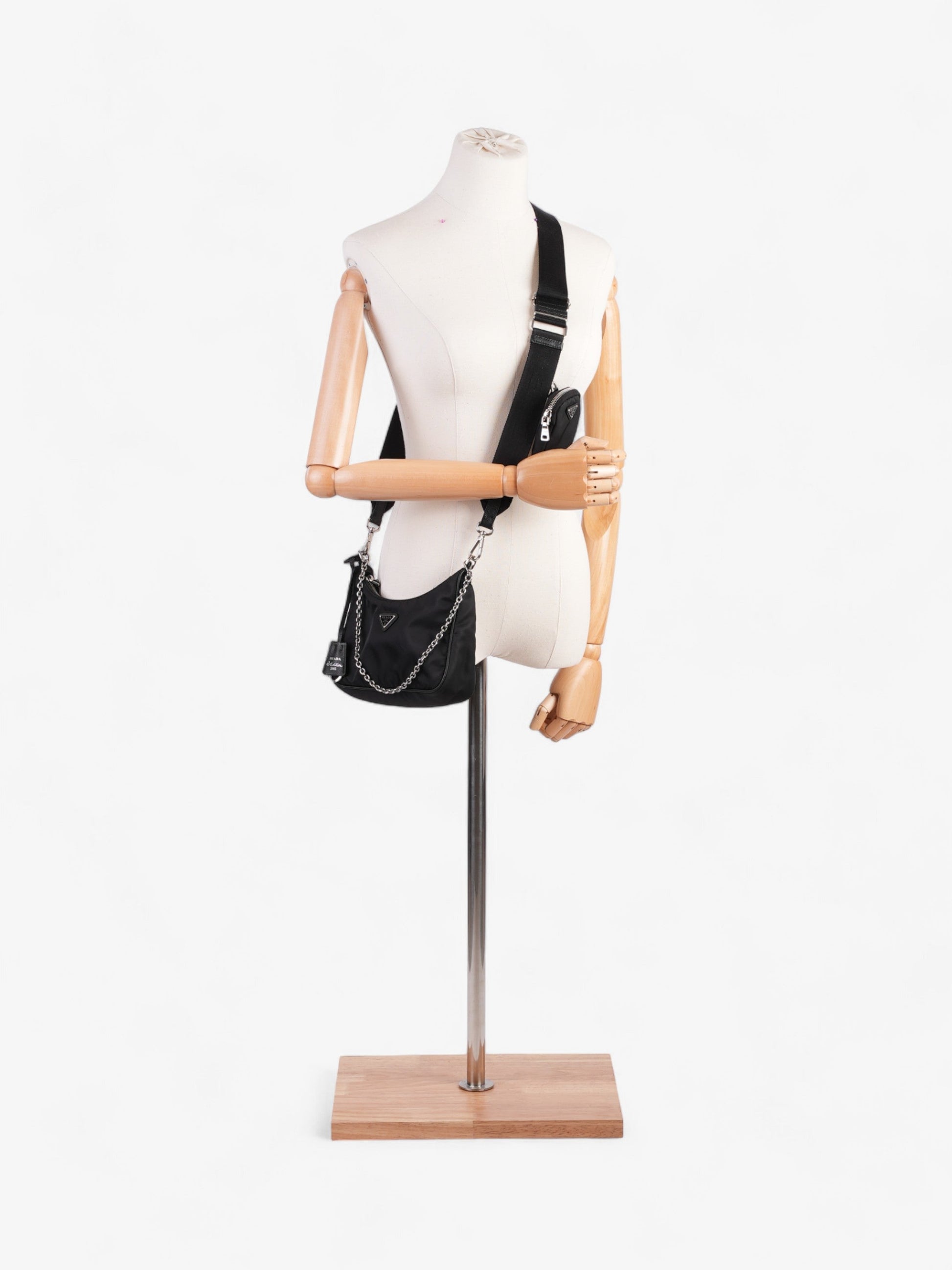 Prada Re Edition Re Crossbody Bag Nylon Black Re Nylon 5