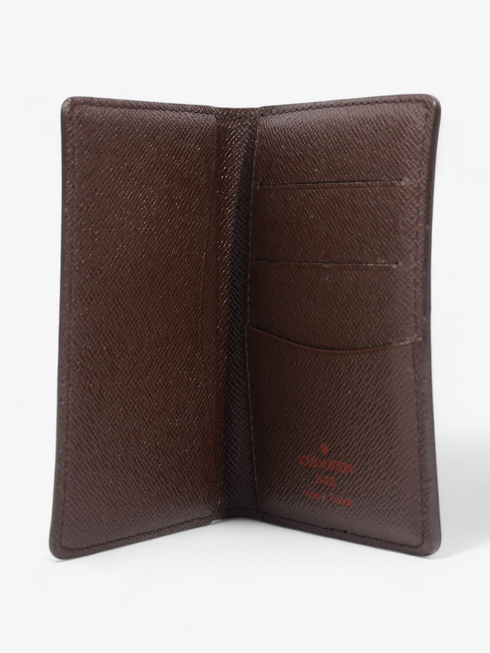 Louis Vuitton Card Holder Ebene Damier Canvas Wallet Case