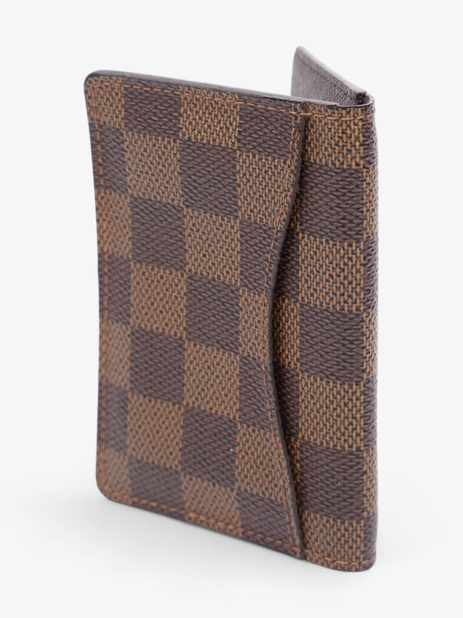 Louis Vuitton Card Holder Ebene Damier Canvas Wallet Case