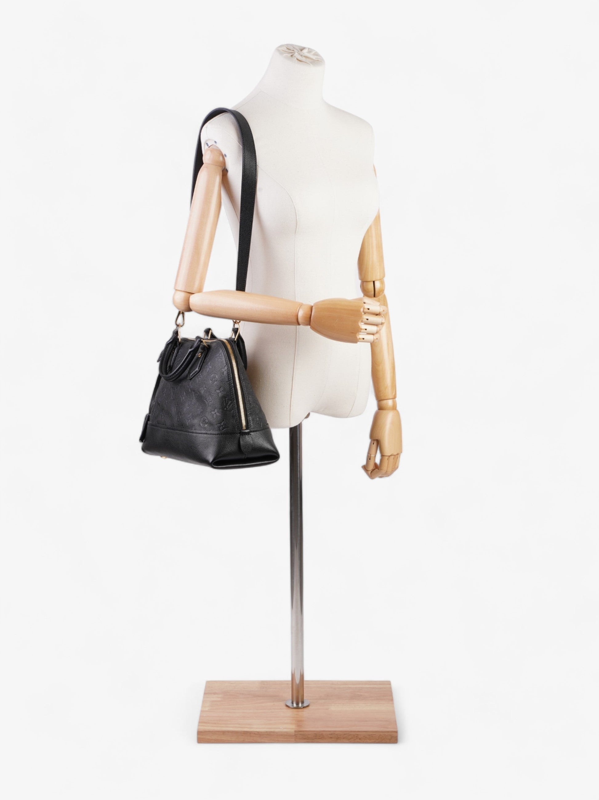 Louis Vuitton Neo Alma PM Empreinte Leather Black Handbag