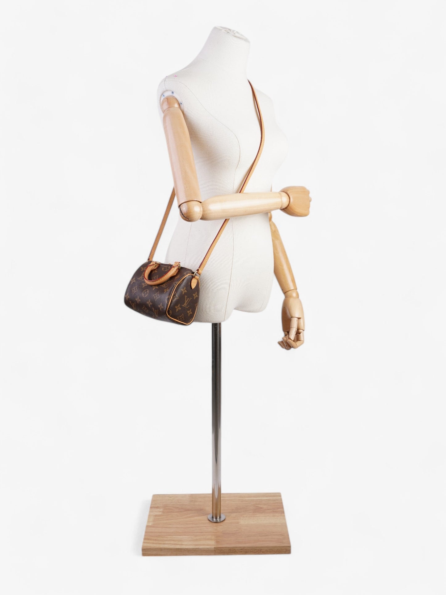 Louis Vuitton Speedy Coated Nano Monogram Canvas Coated Canvas Apparel