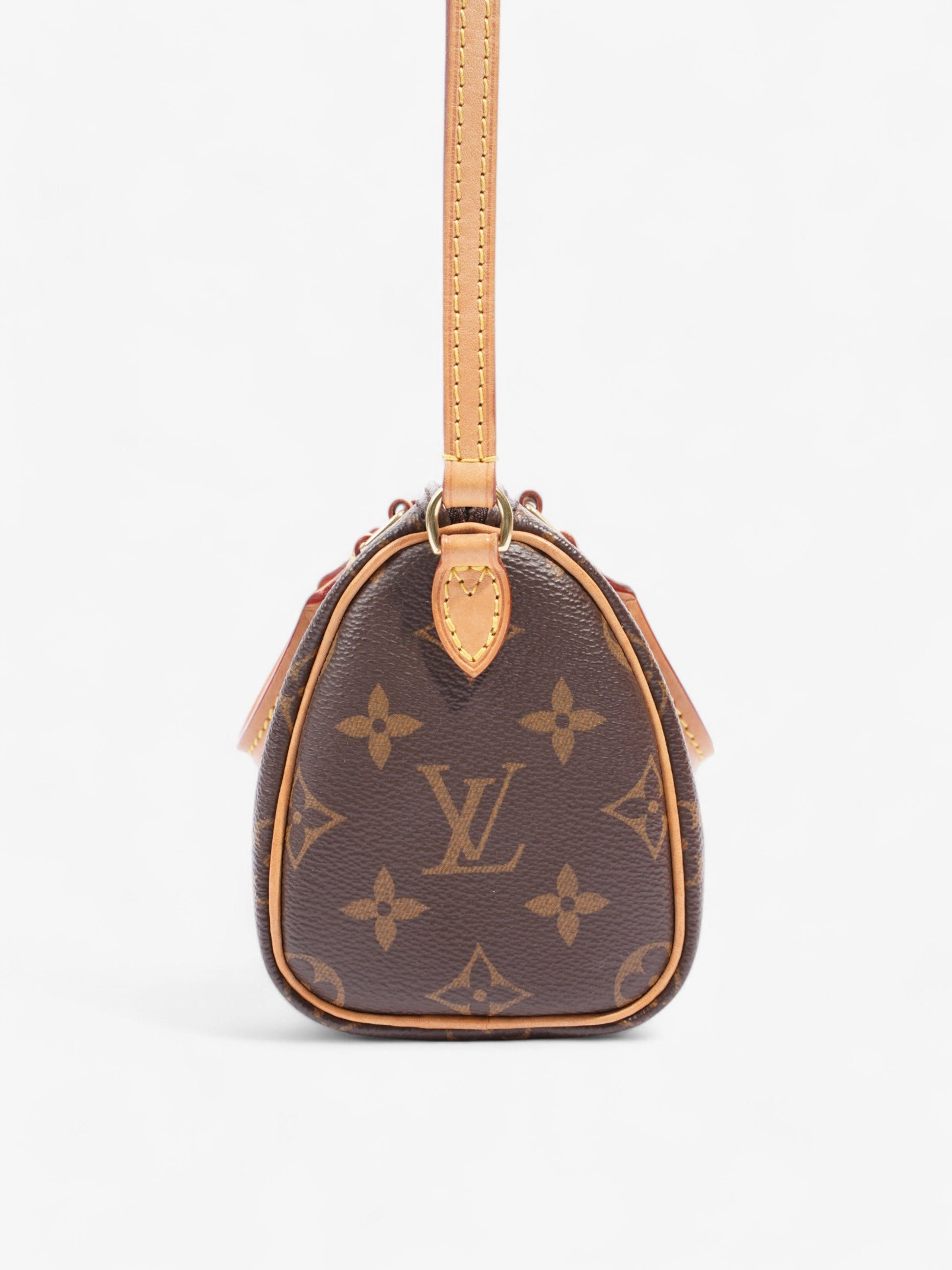 Louis Vuitton Speedy Coated Nano Monogram Canvas Coated Canvas Apparel