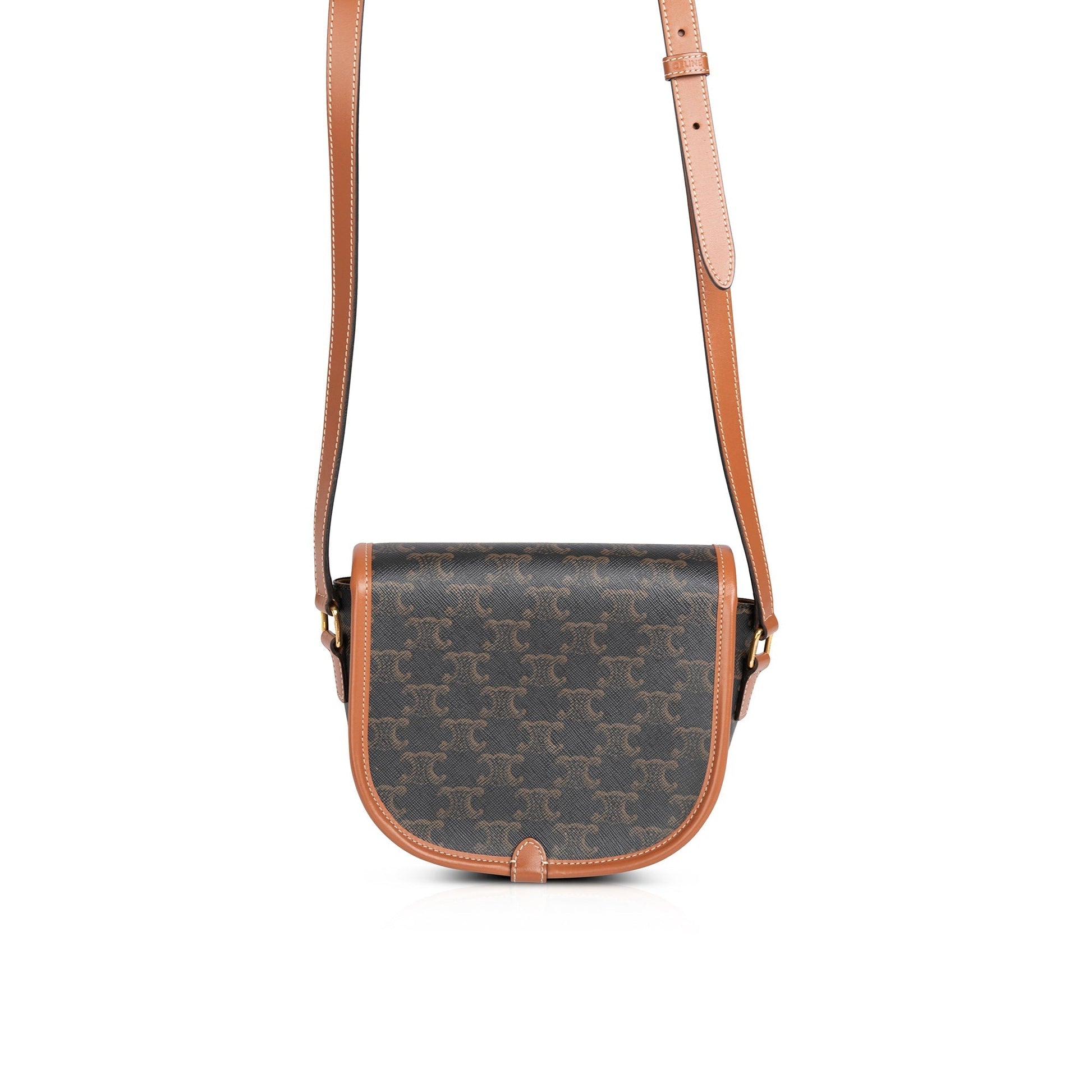 Celine Triomphe Folco Crossbody Bag Canvas