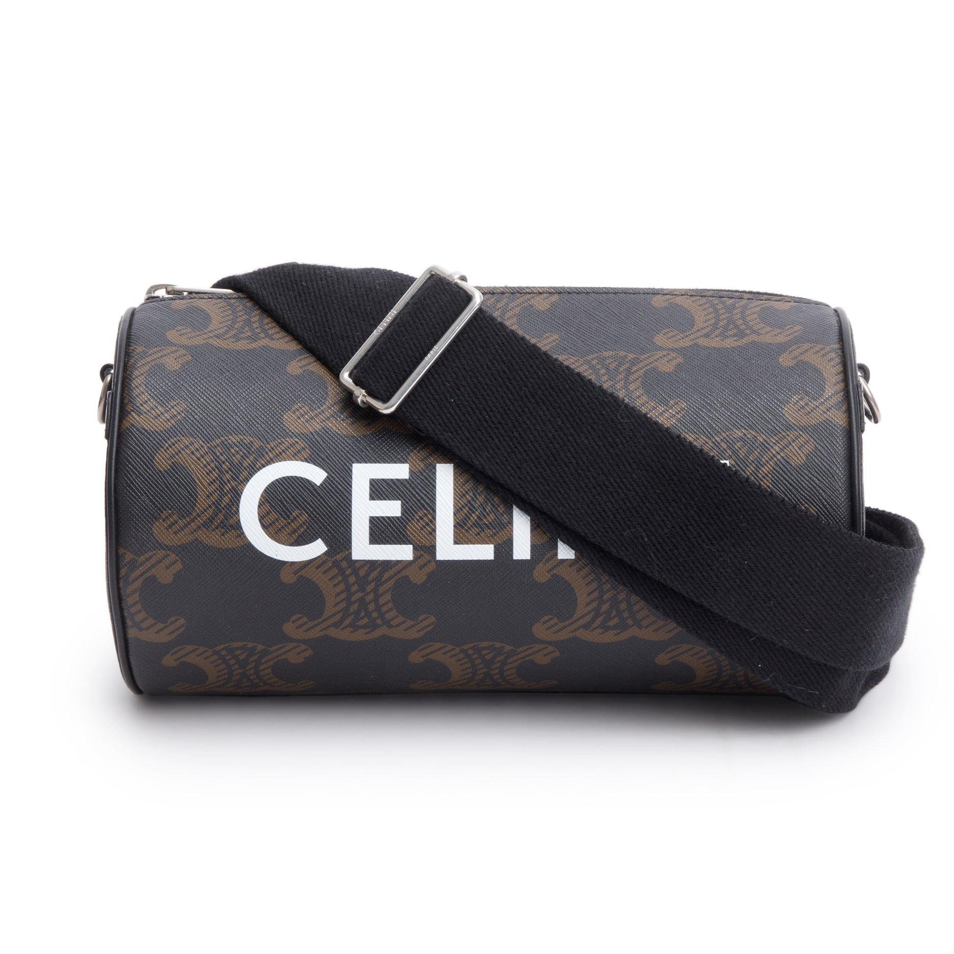 Celine Triomphe Cylinder Bag Canvas Brown Travel Bag