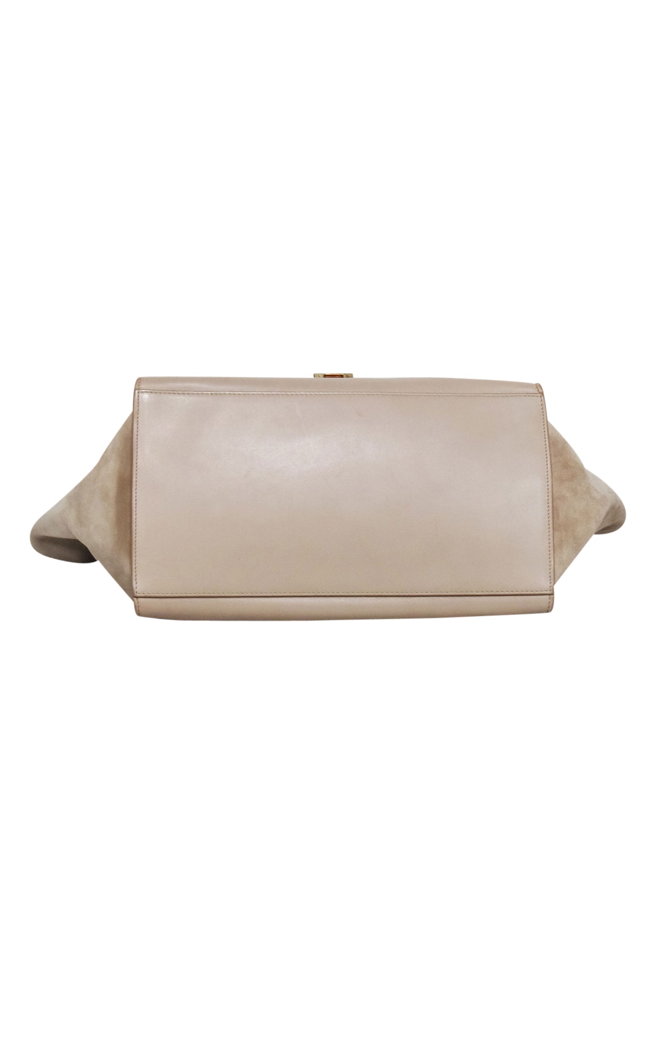 Luxury & Trapeze Tote Bag Black Beige