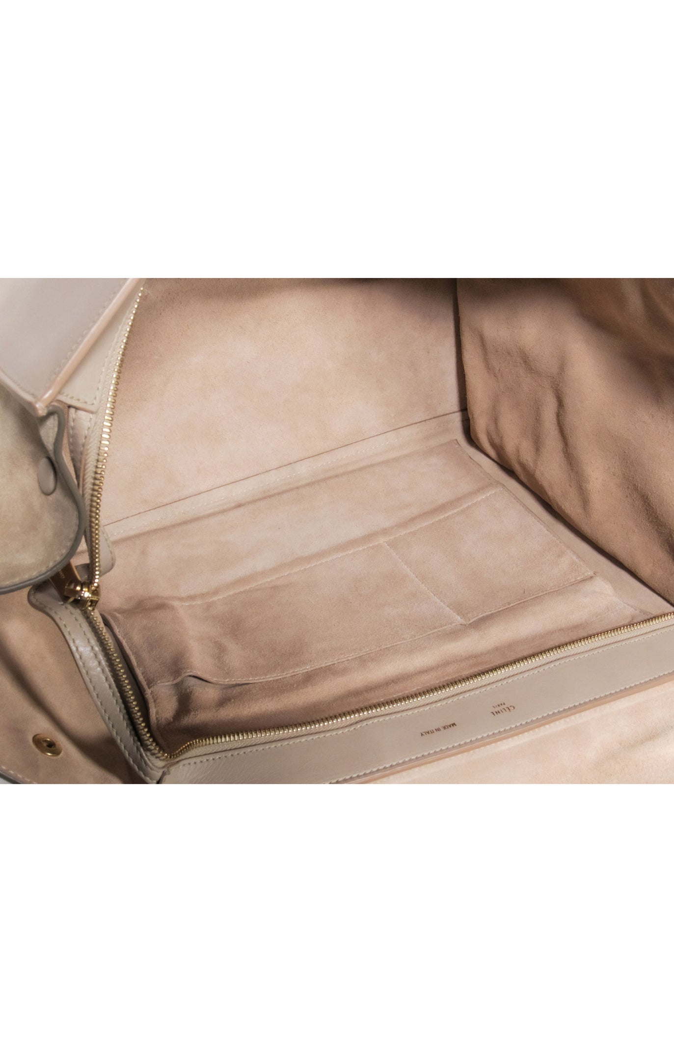 Luxury & Trapeze Tote Bag Black Beige