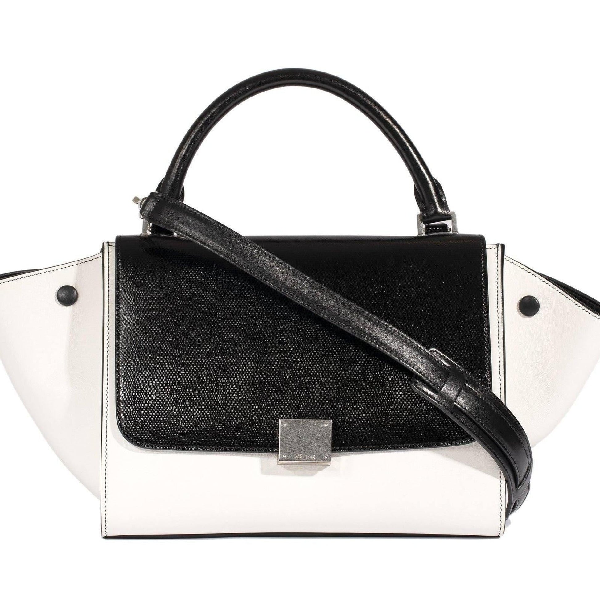 Celine Bicolour Trapeze Bag Small Travel Bag