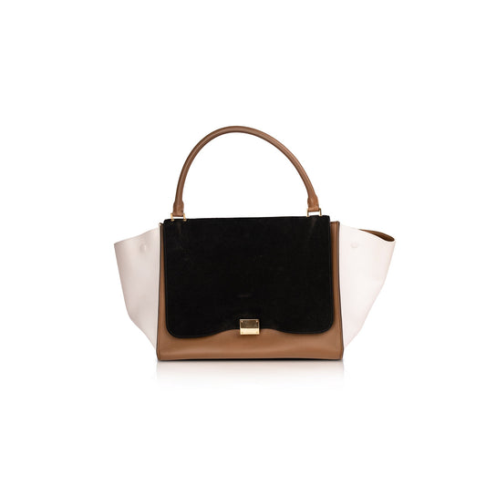 Celine Tricolor Trapeze Bag Large Travel Bag