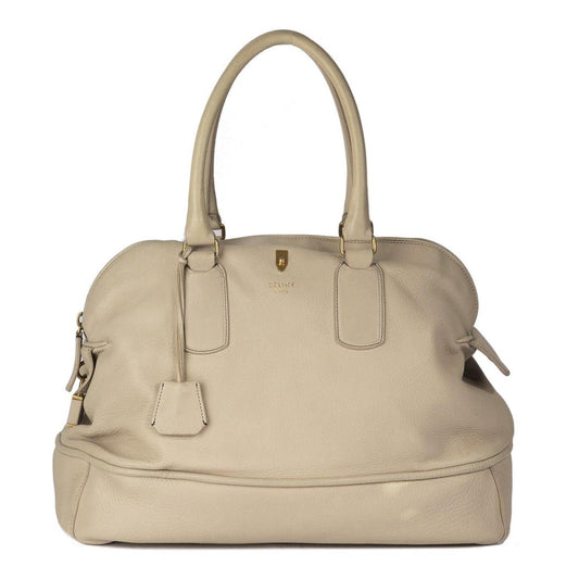 Celine Bowling Bag Leather Travel Bag