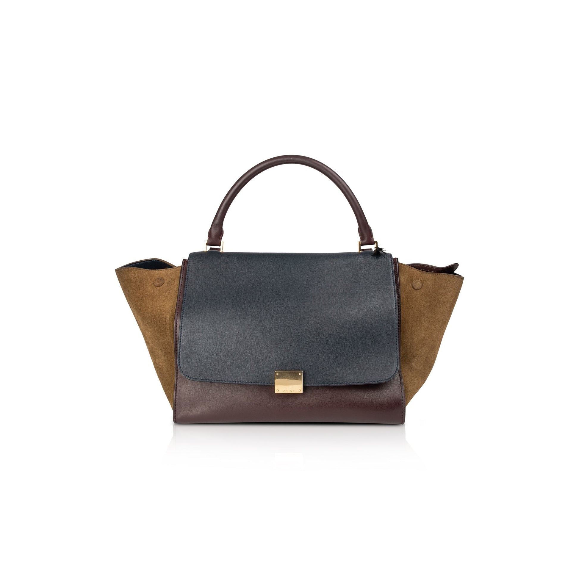 Celine Tricolor Trapeze Bag Medium Travel Bag