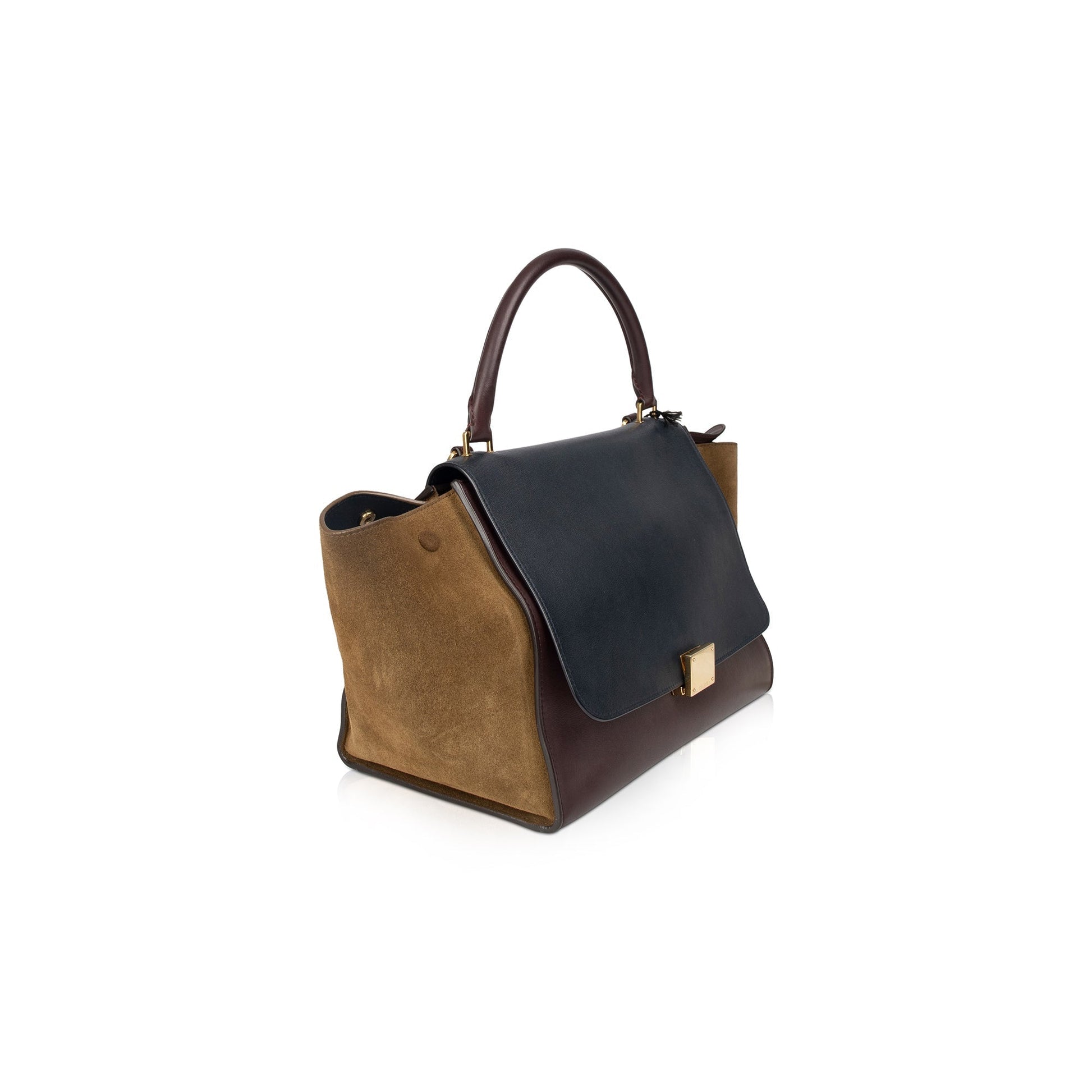 Celine Tricolor Trapeze Bag Medium Travel Bag