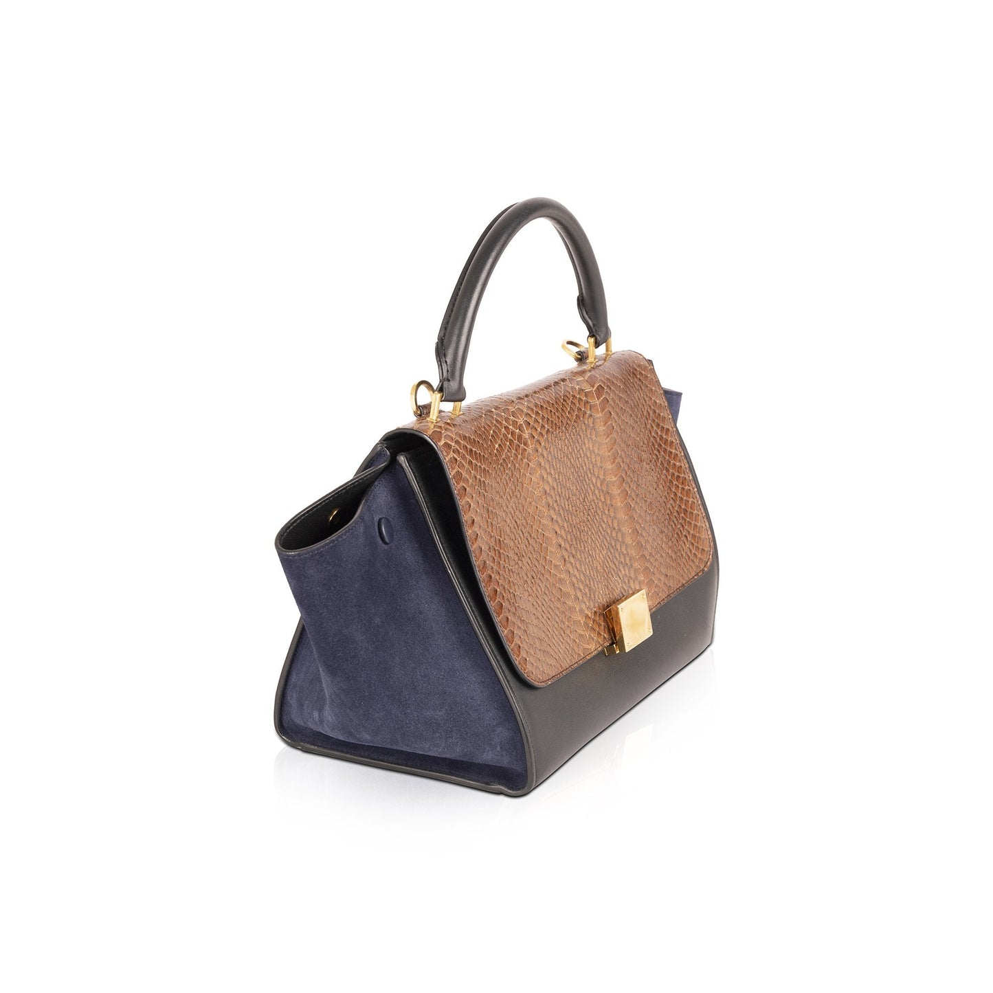 Celine Python Trapeze Bag Small Travel Bag