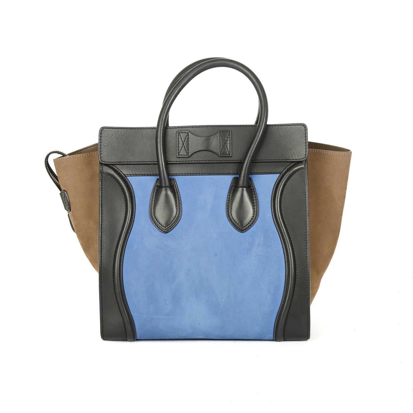 Celine Tricolour Luggage Tote Handbag Mini Tote Bag