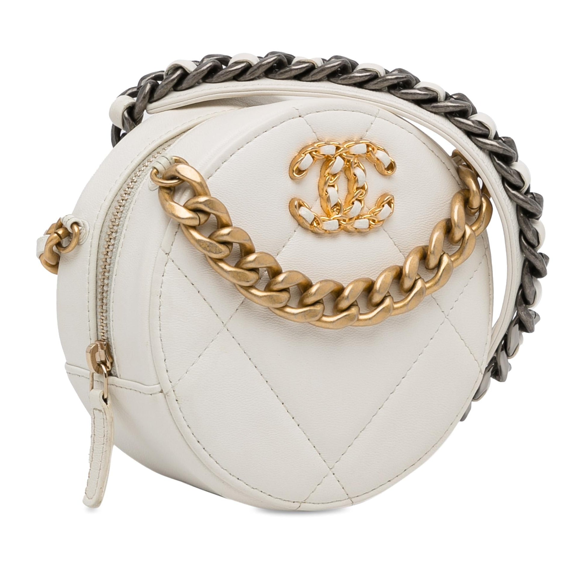 Chanel 19 Round SHG-CY4gwG Clutch Bag