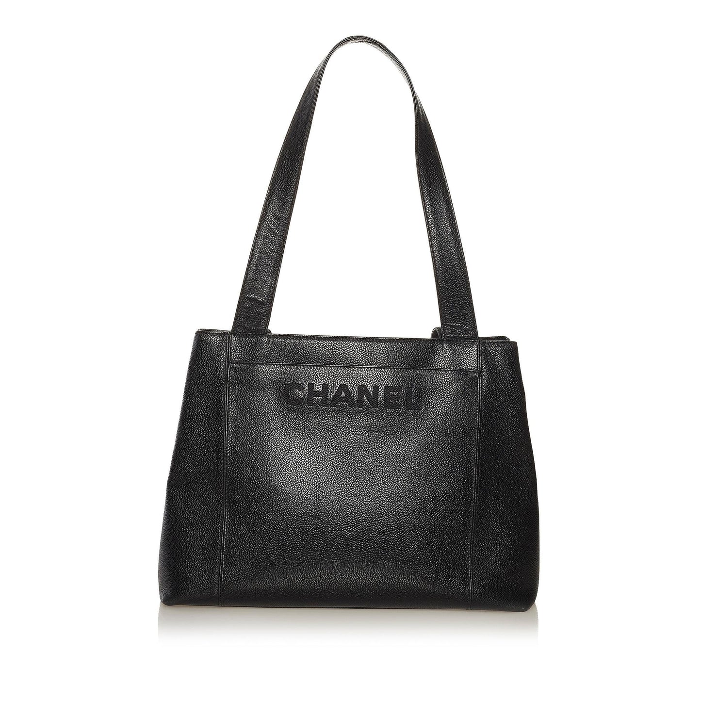 Chanel Debossed Caviar SHG Leather Tote Bag