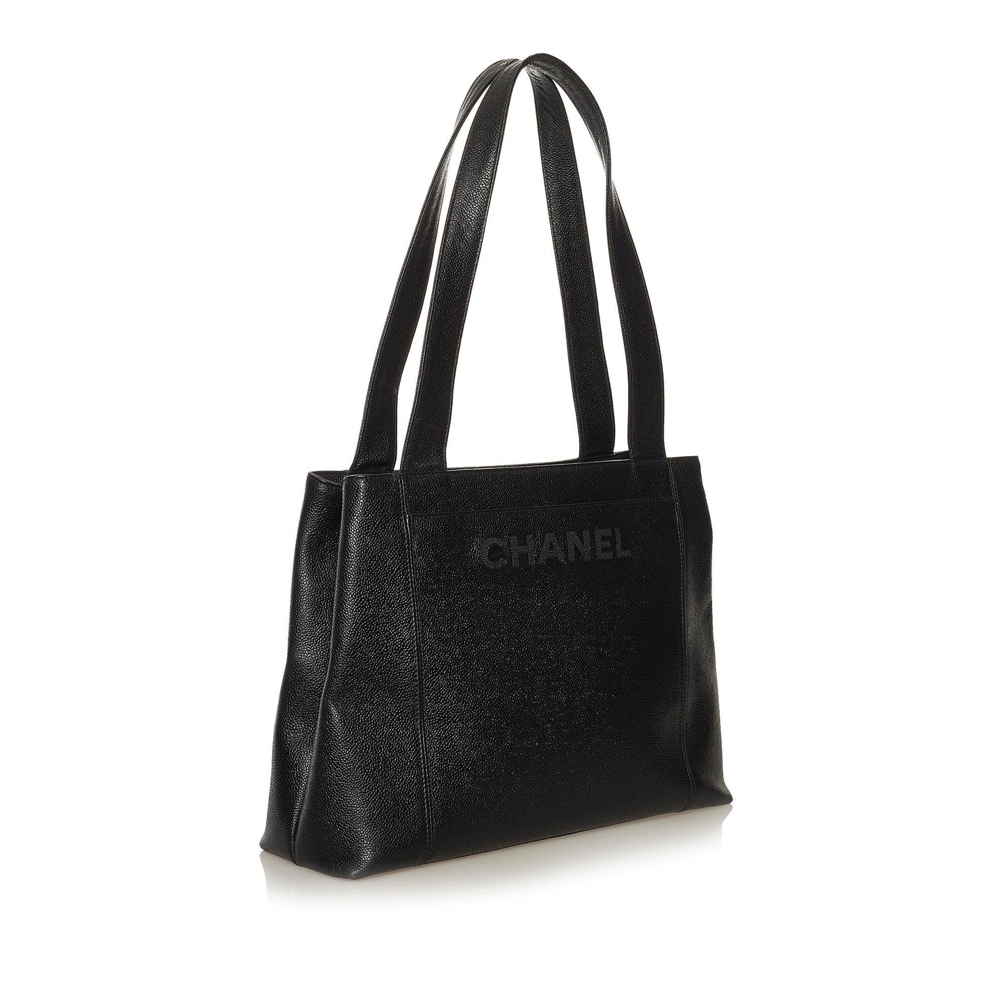 Chanel Debossed Caviar SHG Leather Tote Bag