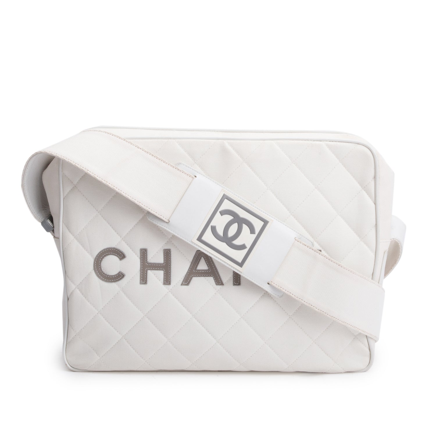 Chanel Sport Messenger Canvas Travel Bag