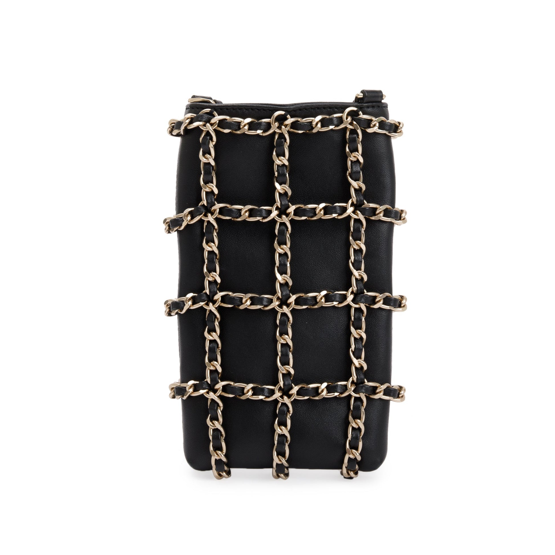 Chanel Tech Me Out Leather Calfskin Black Travel Bag