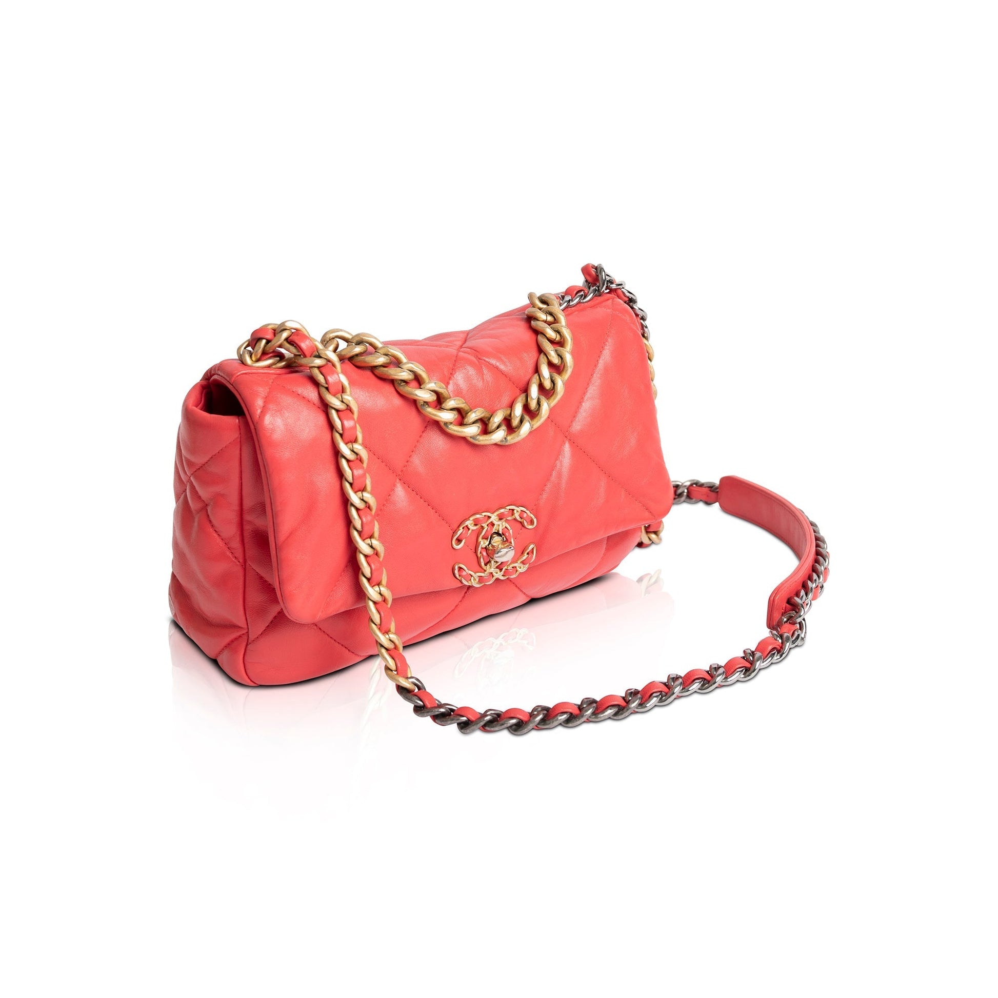 Chanel 19 Flap Travel Bag W Box