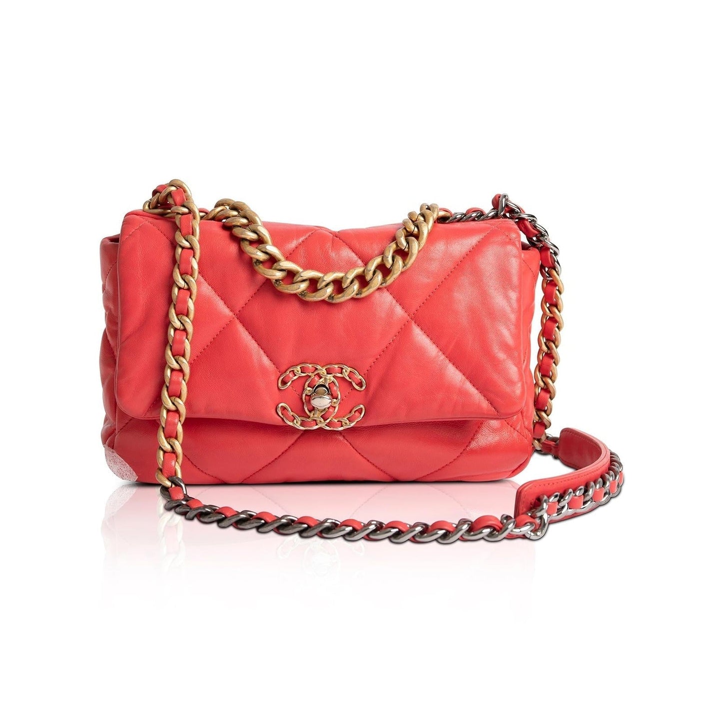 Chanel 19 Flap Travel Bag W Box